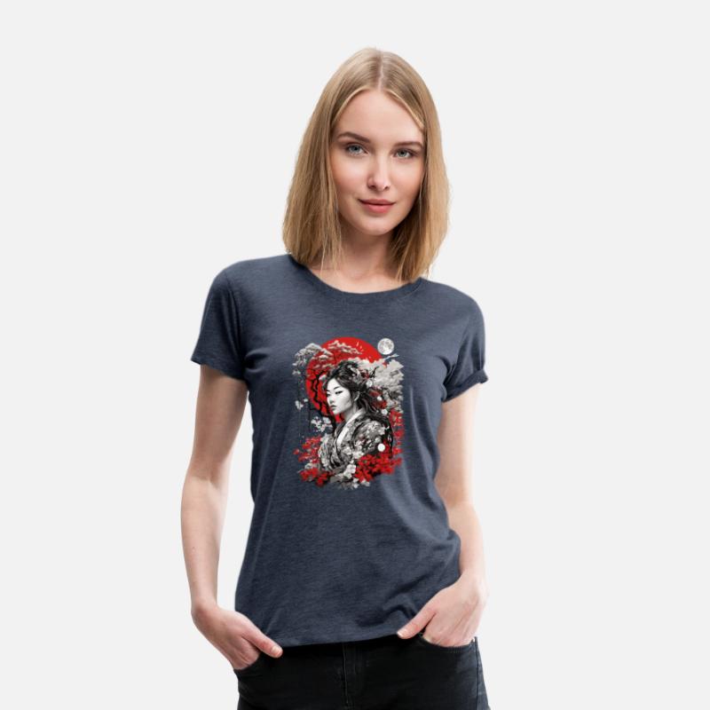 Red White Black Asian Design