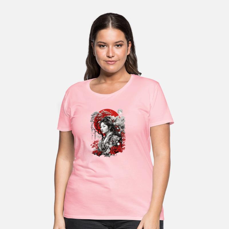Red White Black Asian Design