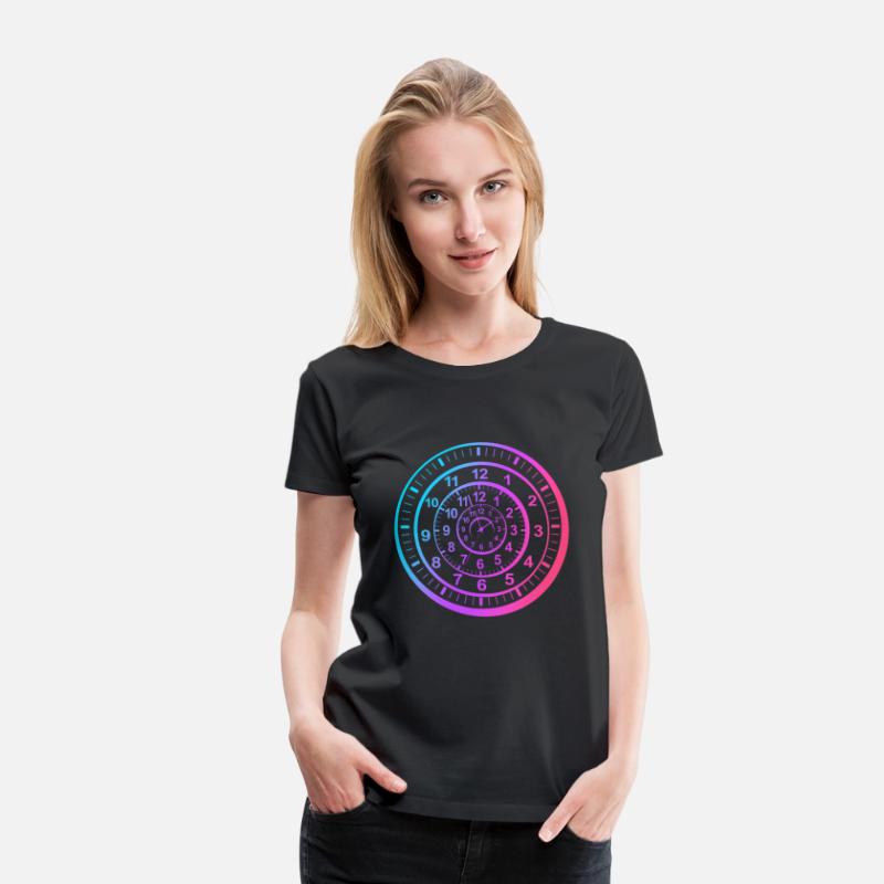 Retro Vibe Time Travel Lover Time Travel Clock
