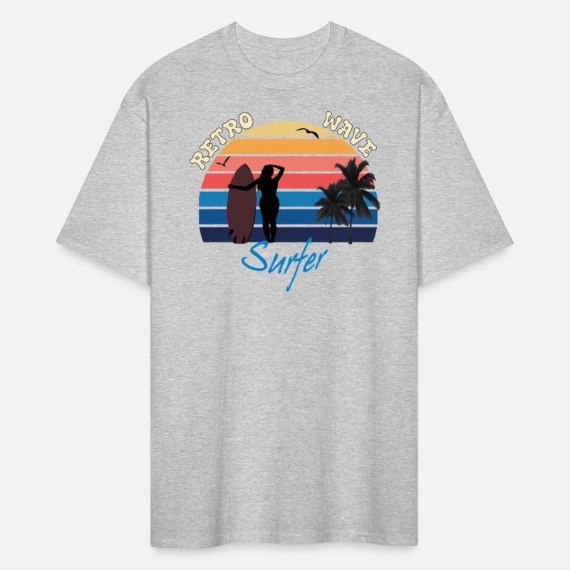 retro wave surfer