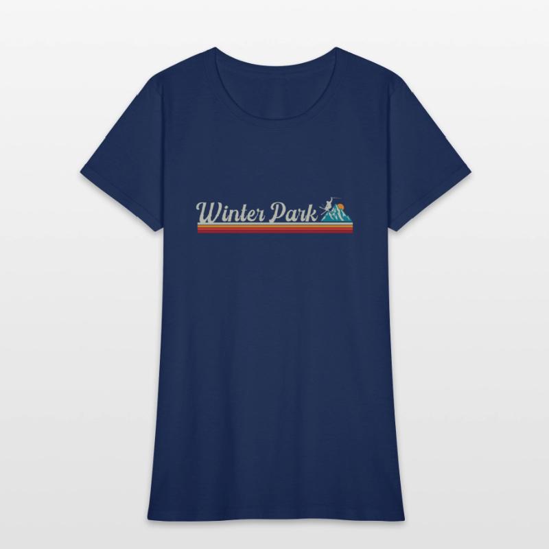 Retro Winter Park Ski