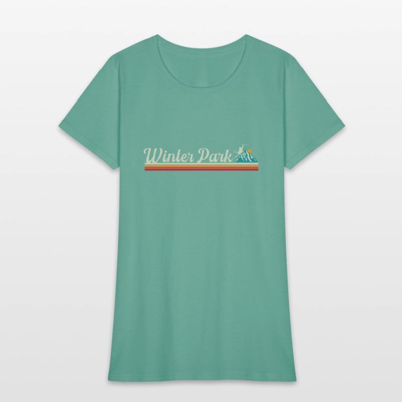 Retro Winter Park Ski