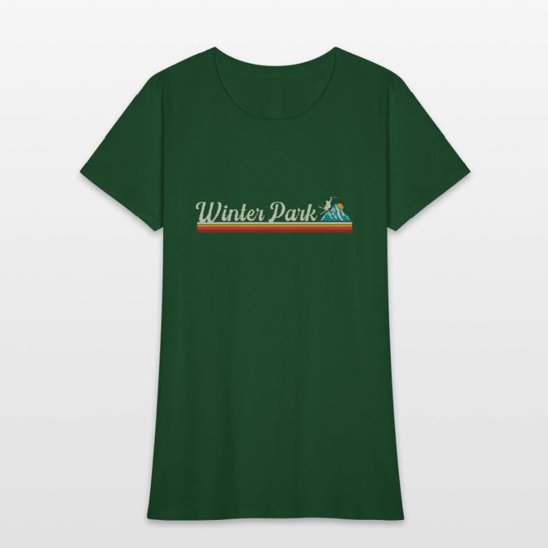 Retro Winter Park Ski