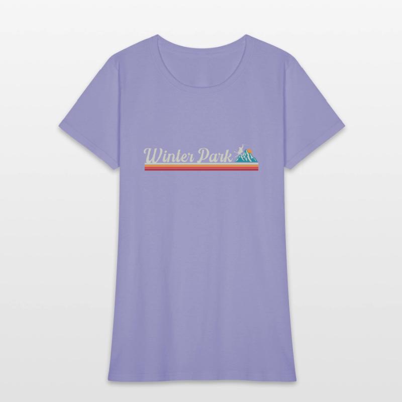 Retro Winter Park Ski