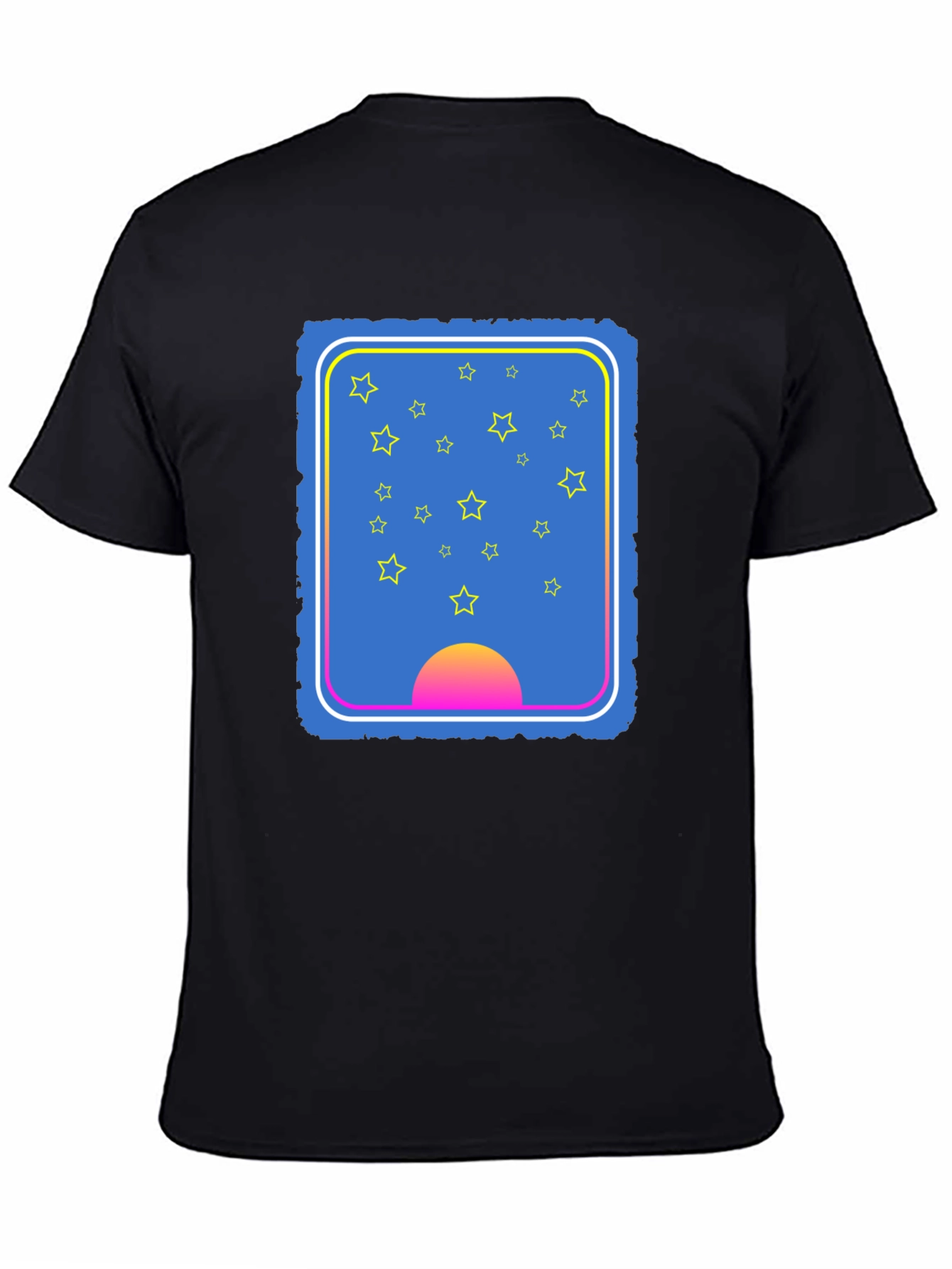 Stars & Sunset Graphic Tee - Unique Design