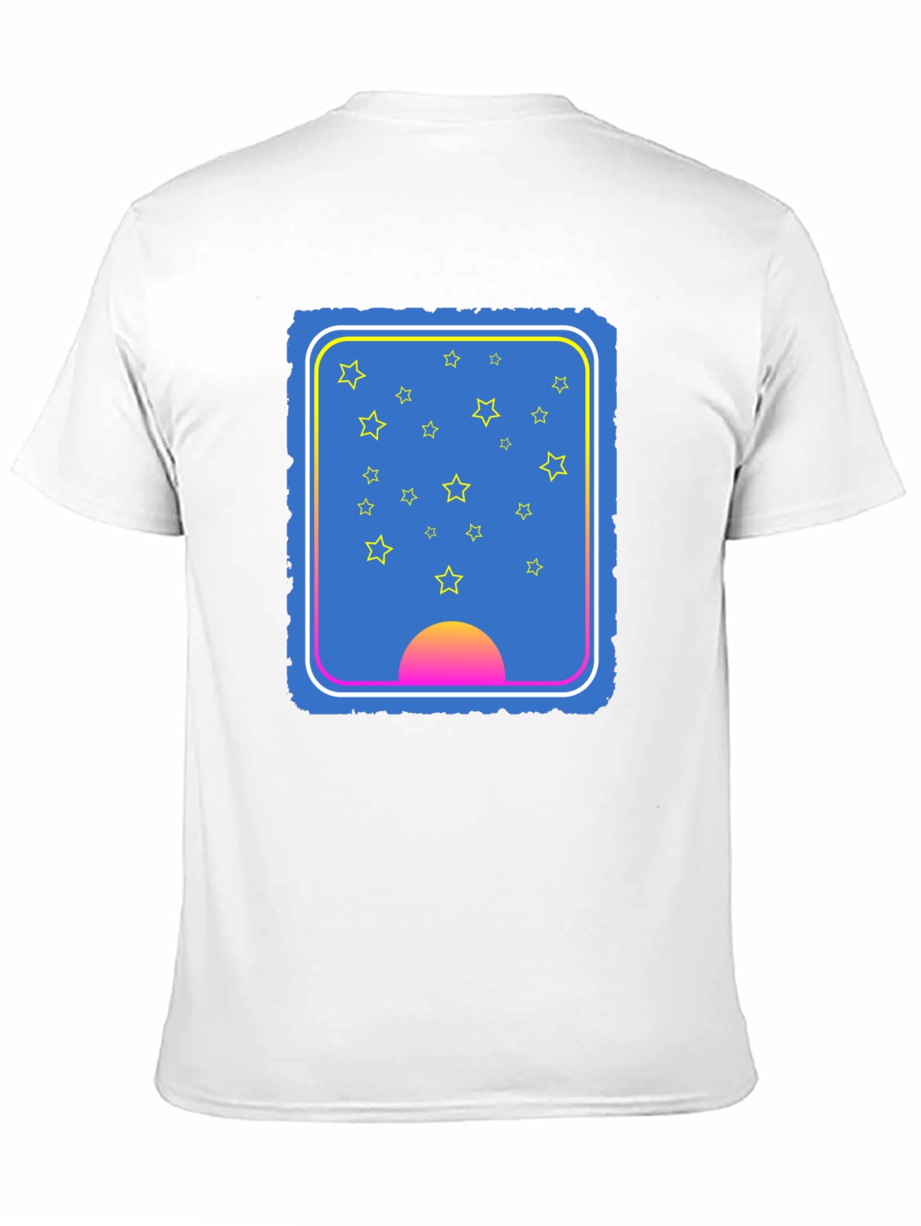 Stars & Sunset Graphic Tee - Unique Design