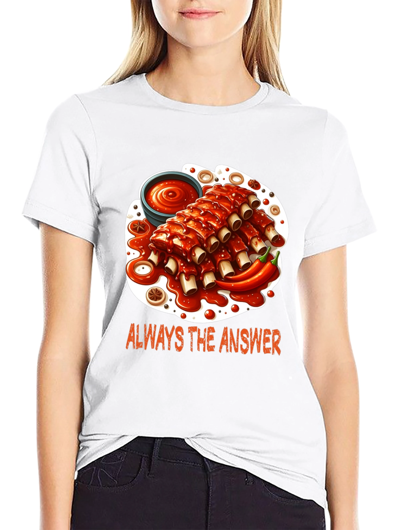 Ribs Graphic T-Shirt - Always the Answer