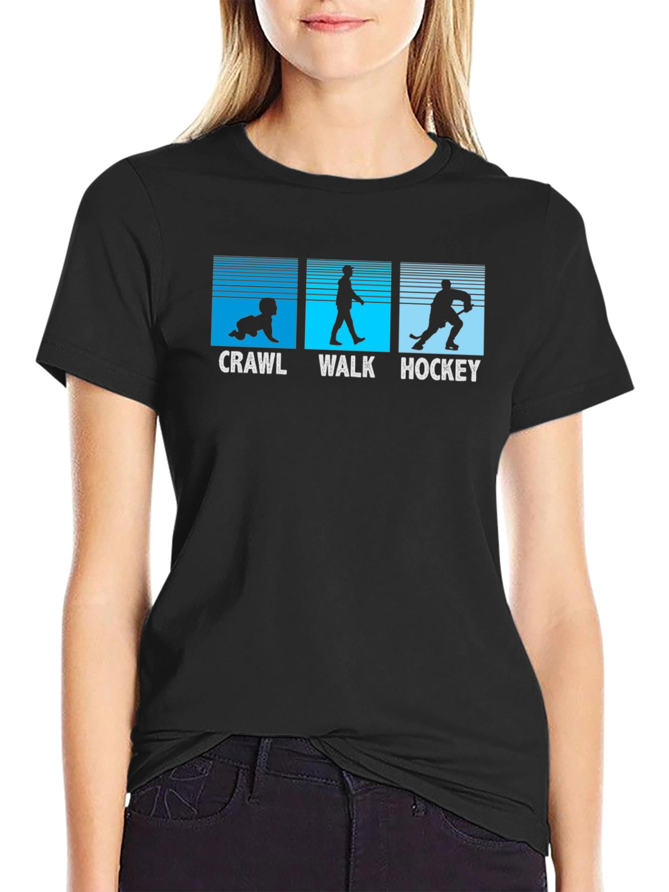 Crawl Walk Hockey T-Shirt - Evolution Tee