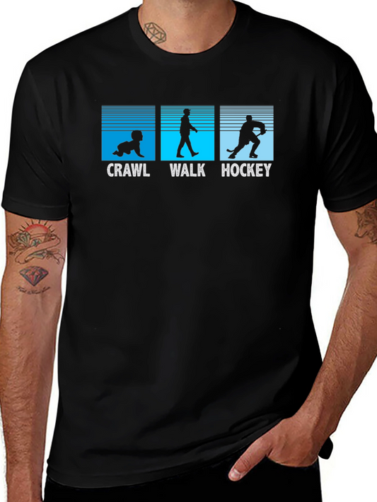 Crawl Walk Hockey T-Shirt - Evolution Tee