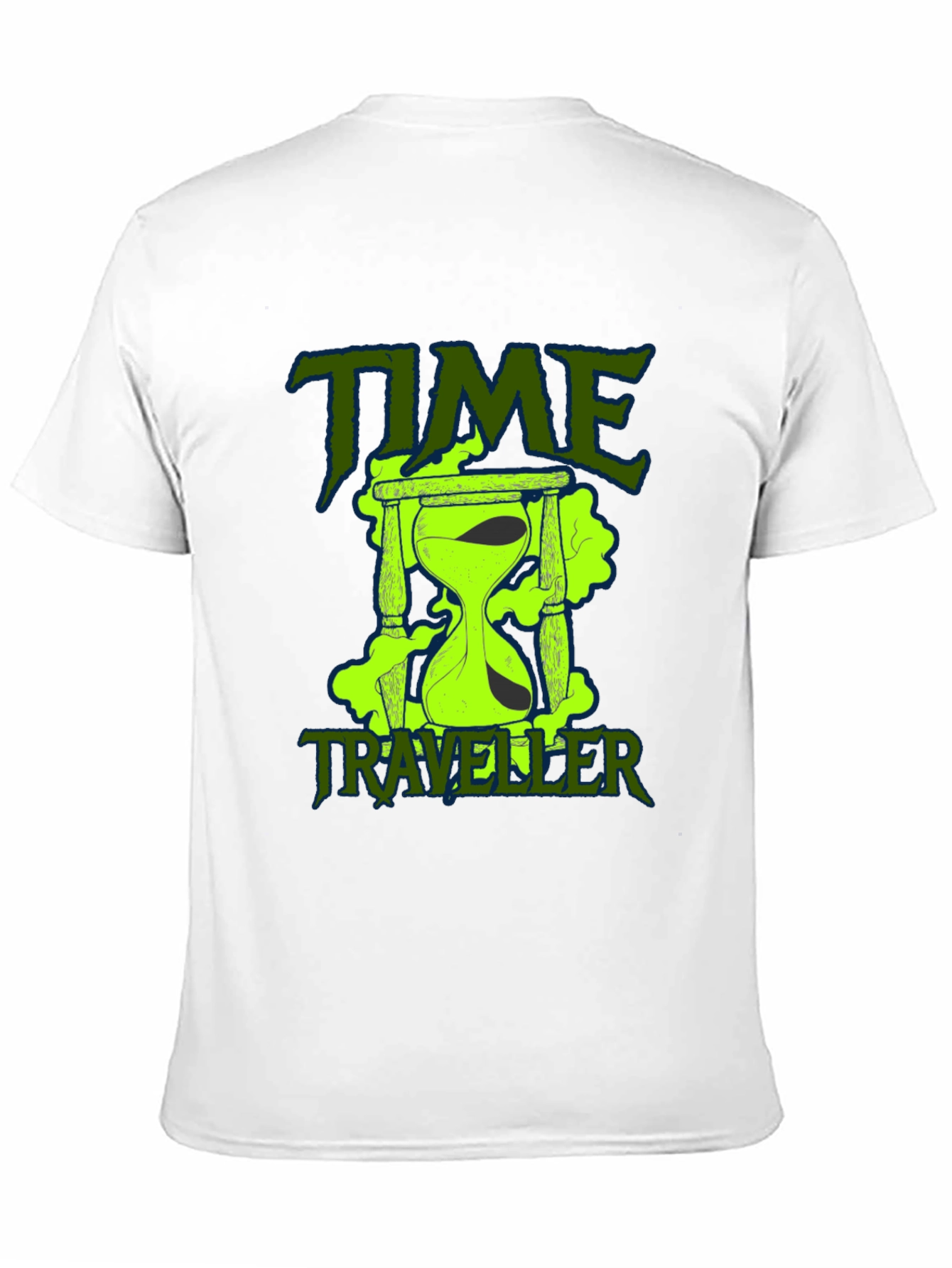 Time Traveler Graphic T-Shirt - Classic Black Tee