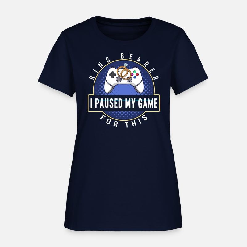 Ring Bearer Shirt, Ring Bearer I Paused My Game