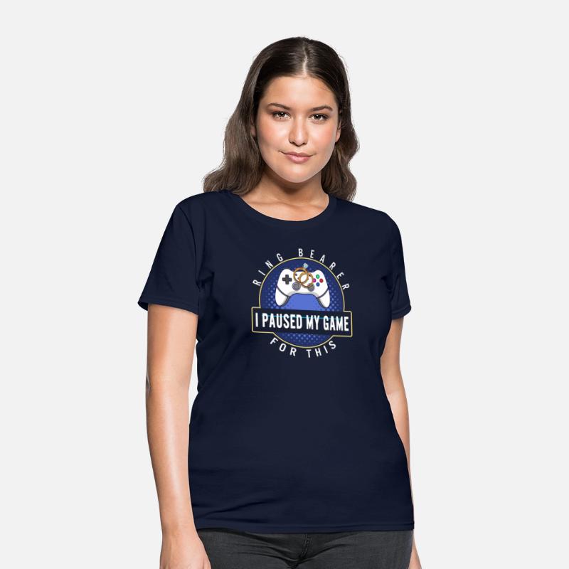 Ring Bearer Shirt, Ring Bearer I Paused My Game