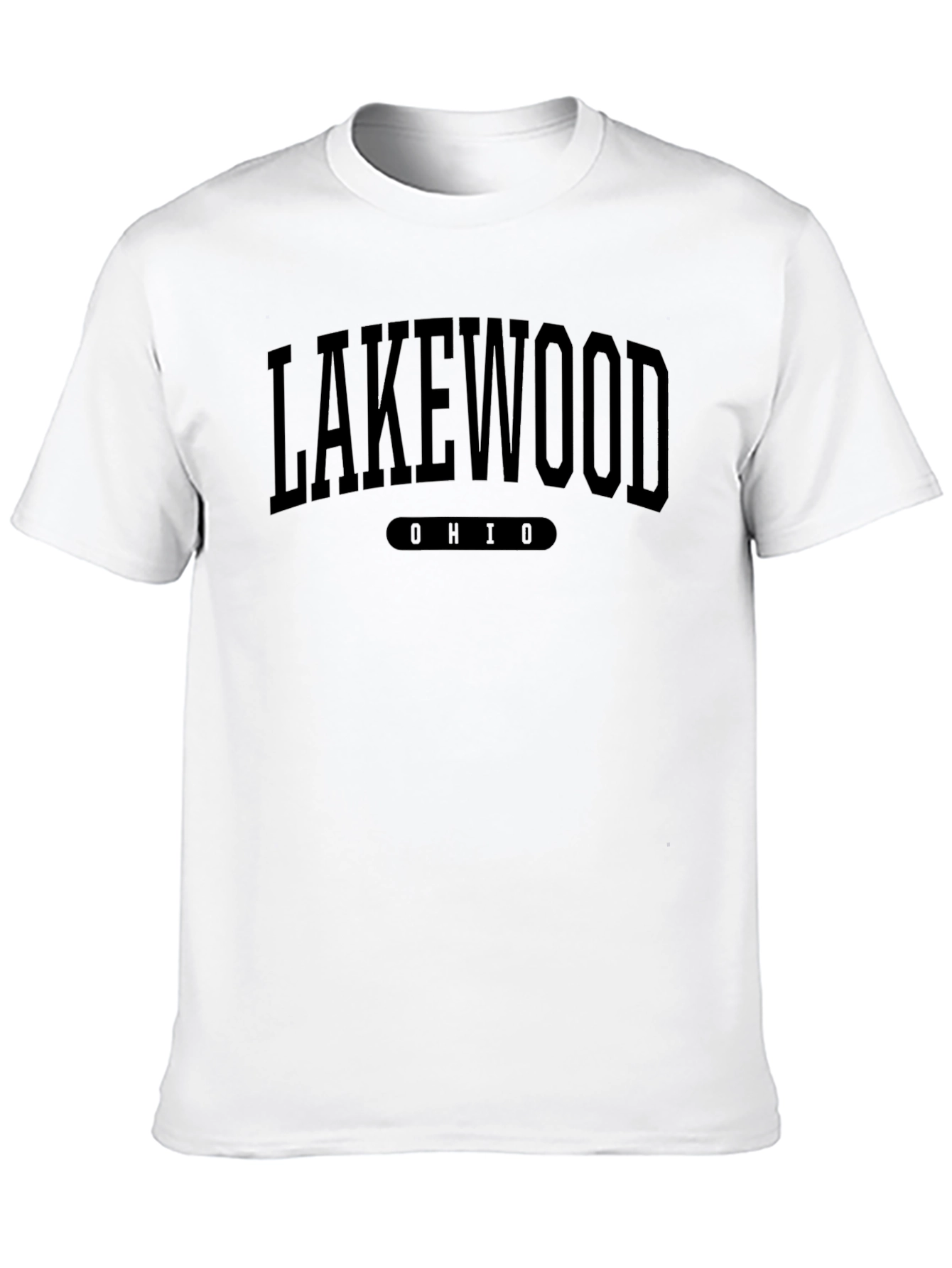 Lakewood Ohio Graphic Tee - Classic Black T-Shirt