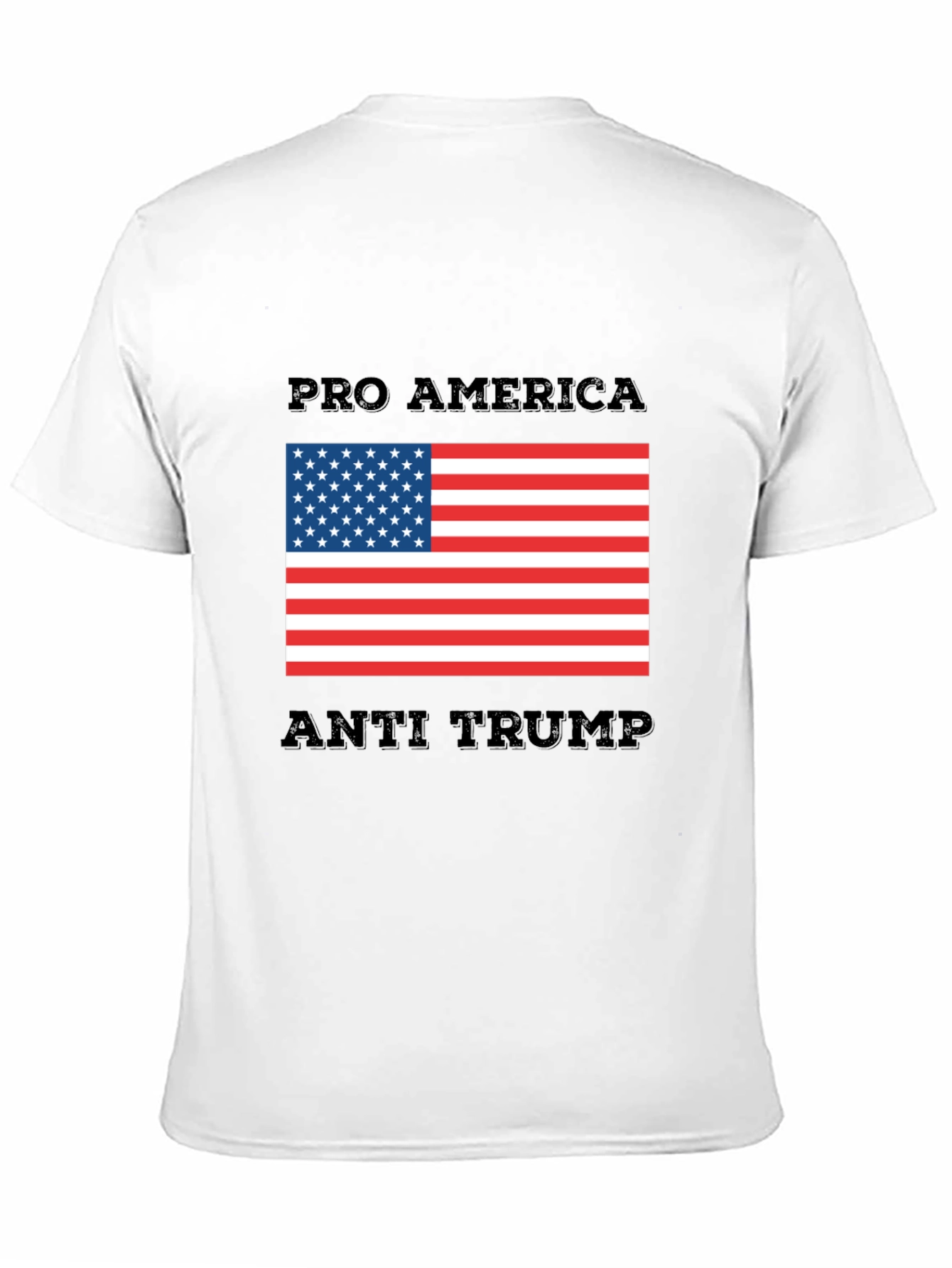 Pro America Anti Trump Graphic T-Shirt