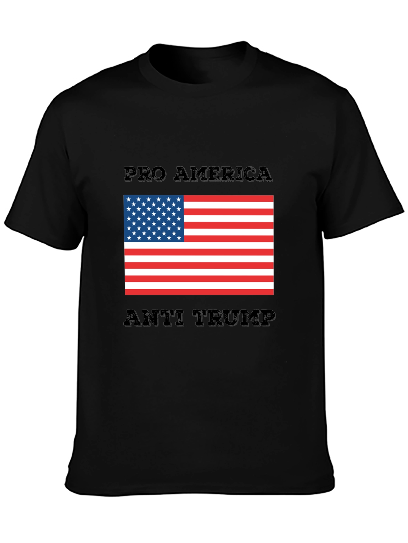Pro America Anti Trump Graphic T-Shirt