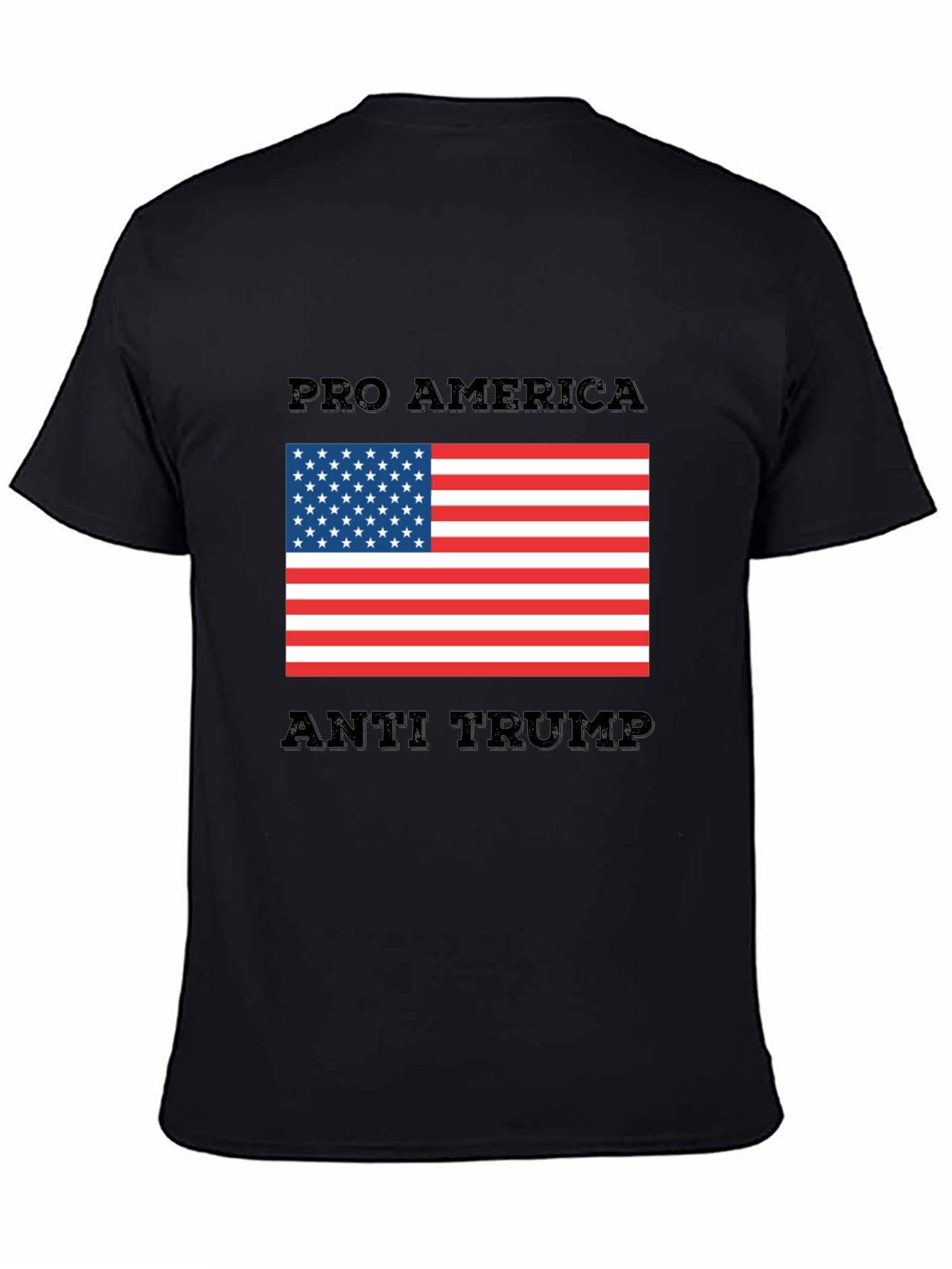 Pro America Anti Trump Graphic T-Shirt
