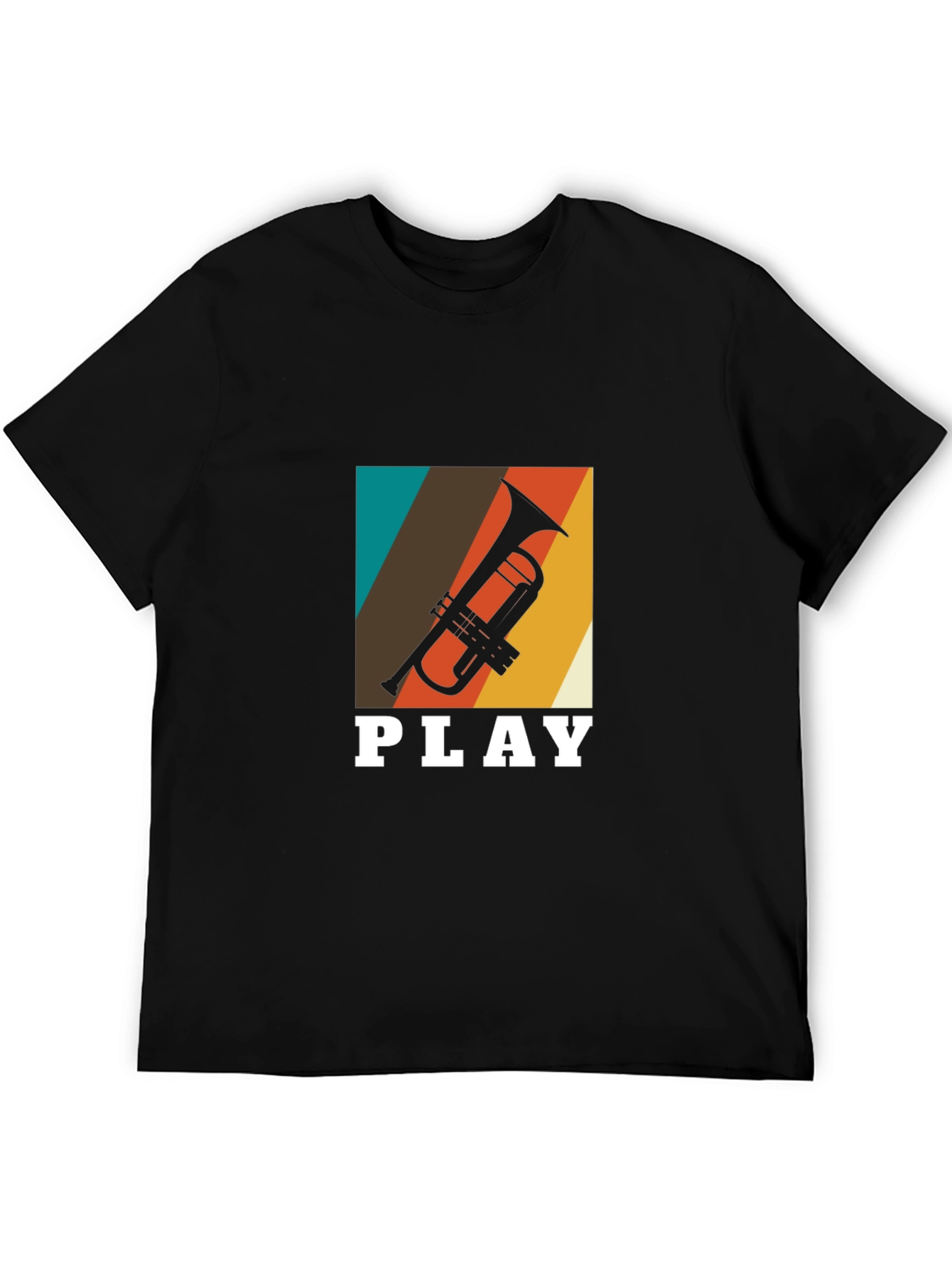 Retro Trumpet Player T-Shirt