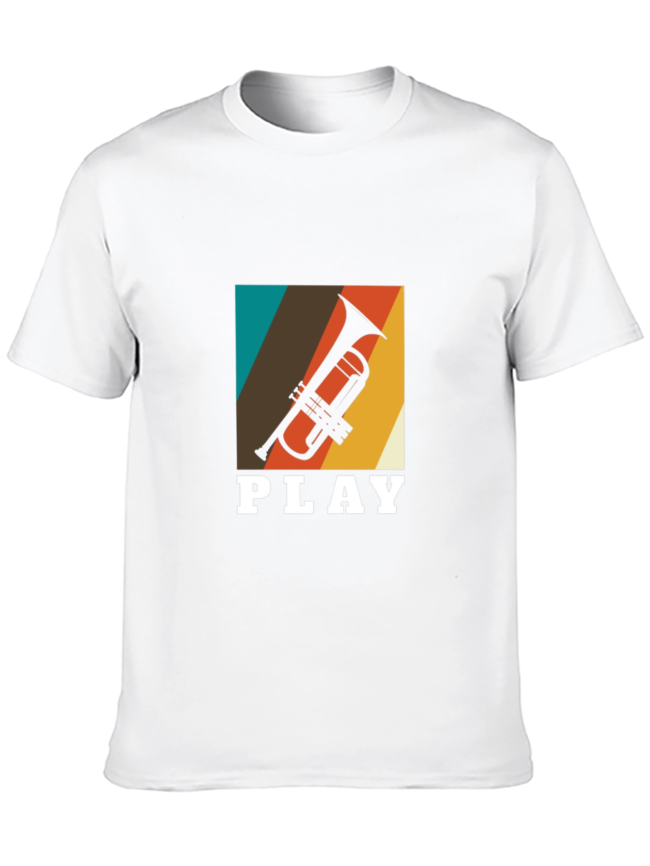 Retro Trumpet Player T-Shirt