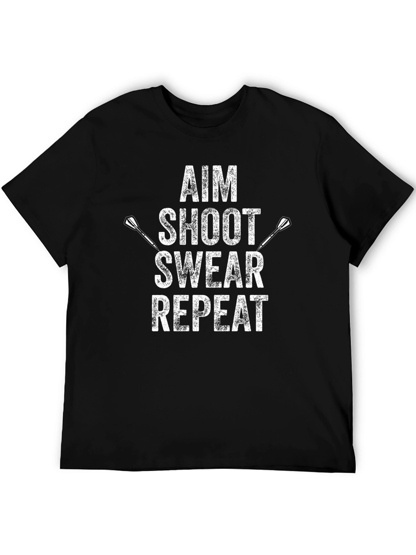 Aim Shoot Swear Repeat Dart T-Shirt