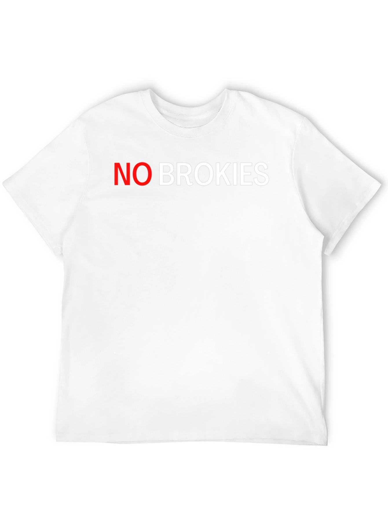 No Brokies Black T-Shirt