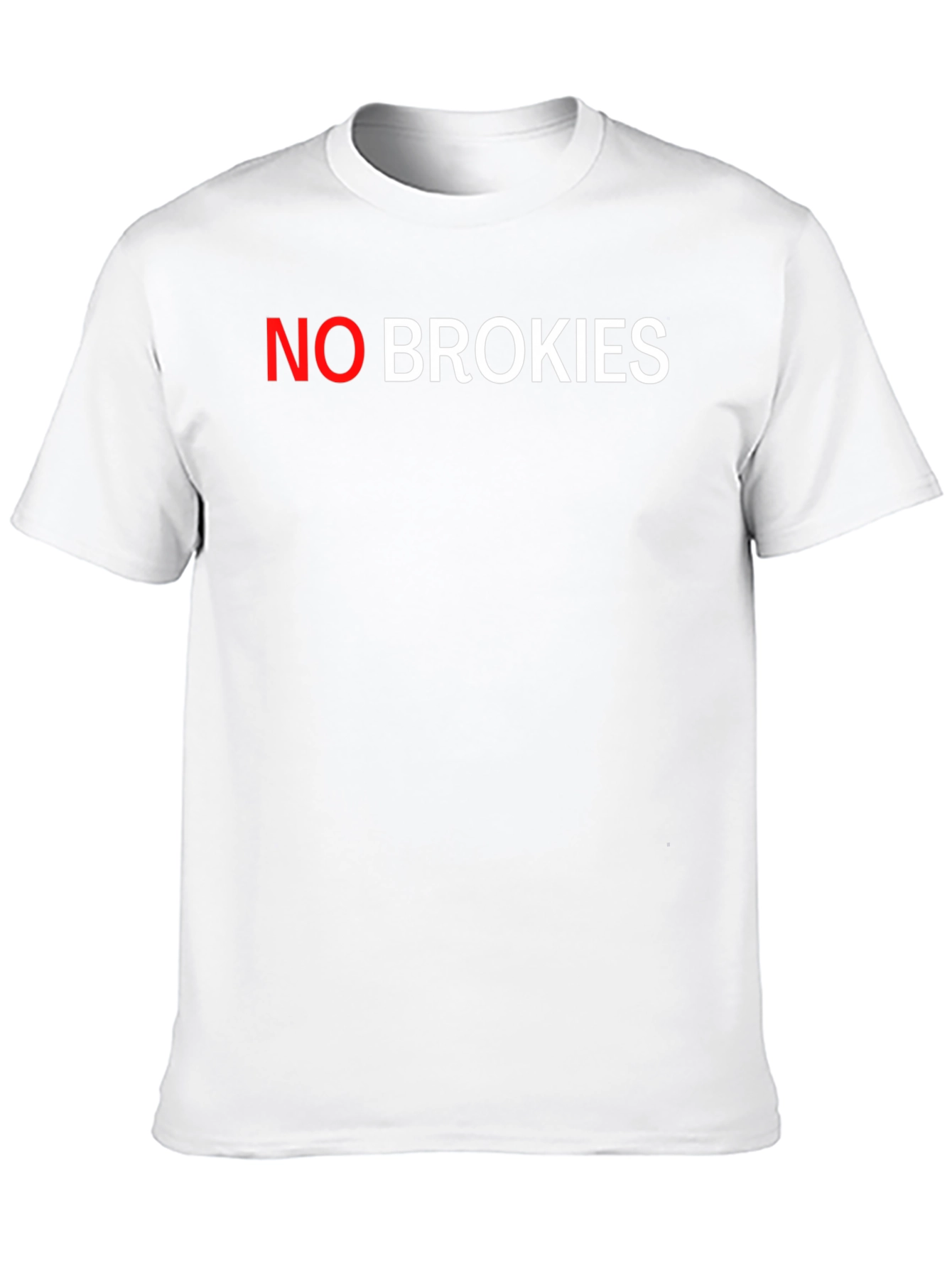 No Brokies Black T-Shirt