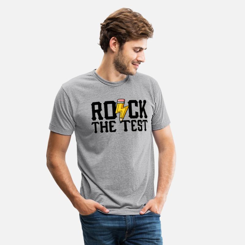 Rock The Test Funny Test Day Motivation The Test