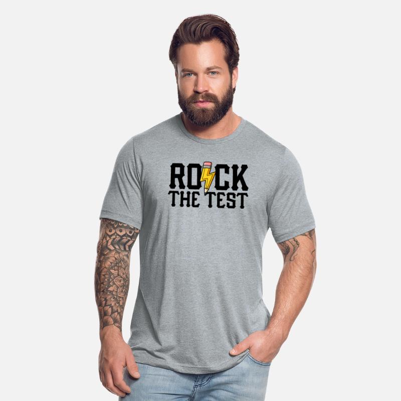 Rock The Test Funny Test Day Motivation The Test
