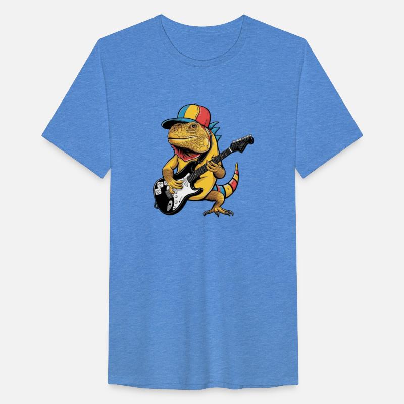Rockin' Ribbits: Frog Guitarist - Funky Art Piece