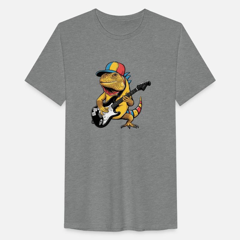 Rockin' Ribbits: Frog Guitarist - Funky Art Piece