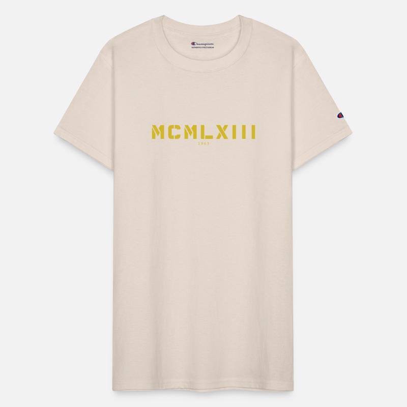 Roman numeral Year of birth Made in 1963