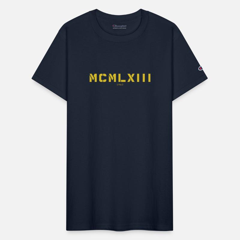 Roman numeral Year of birth Made in 1963