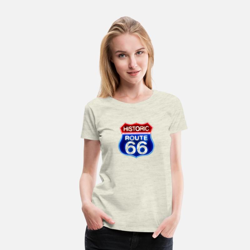 Route 66 neon sign