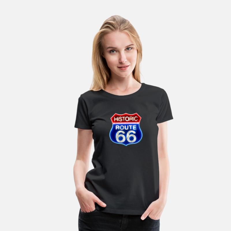 Route 66 neon sign