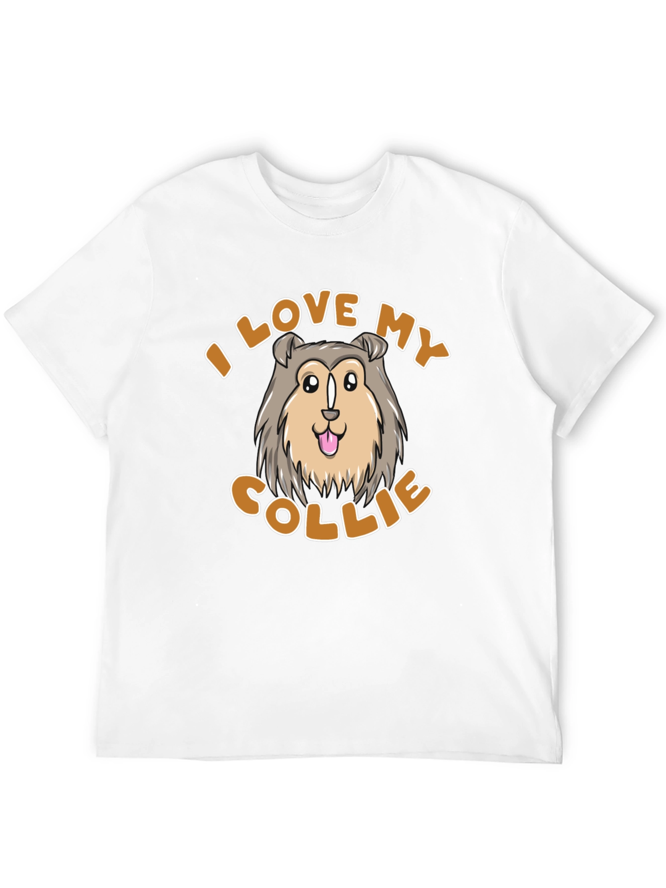 I Love My Collie T-Shirt - Cute Dog Design