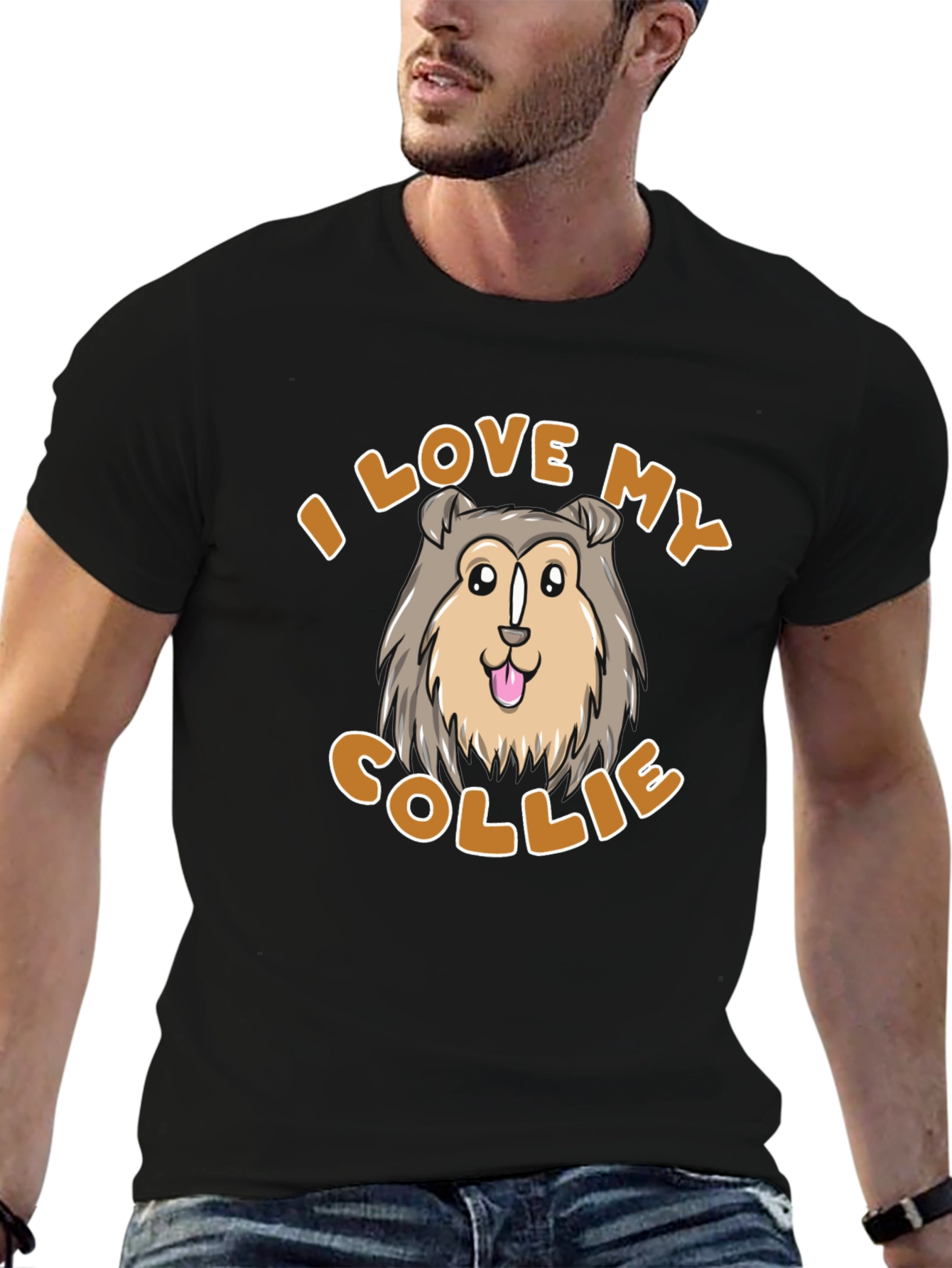 I Love My Collie T-Shirt - Cute Dog Design