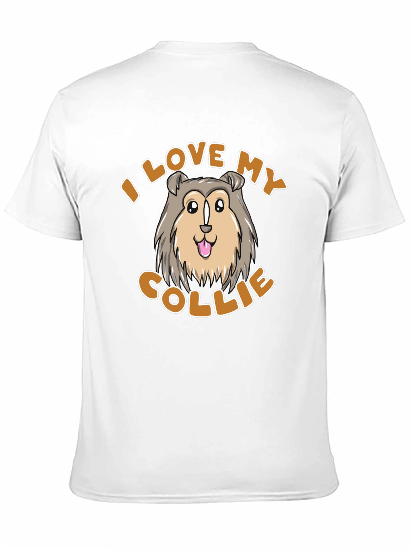 I Love My Collie T-Shirt - Cute Dog Design