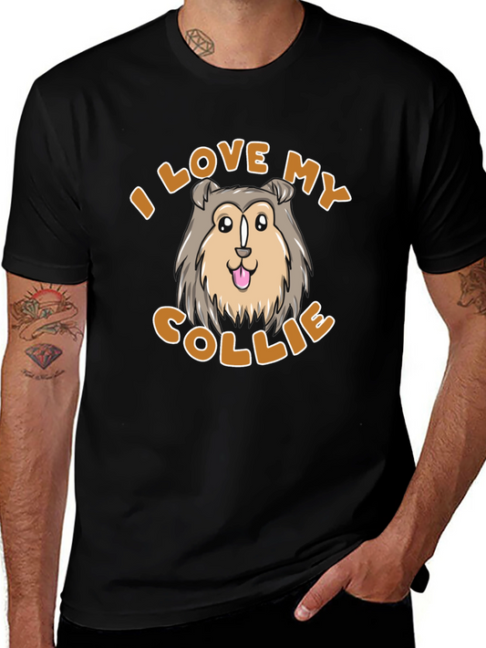 I Love My Collie T-Shirt - Cute Dog Design