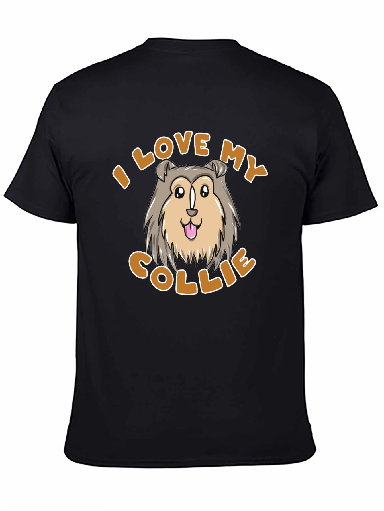 I Love My Collie T-Shirt - Cute Dog Design