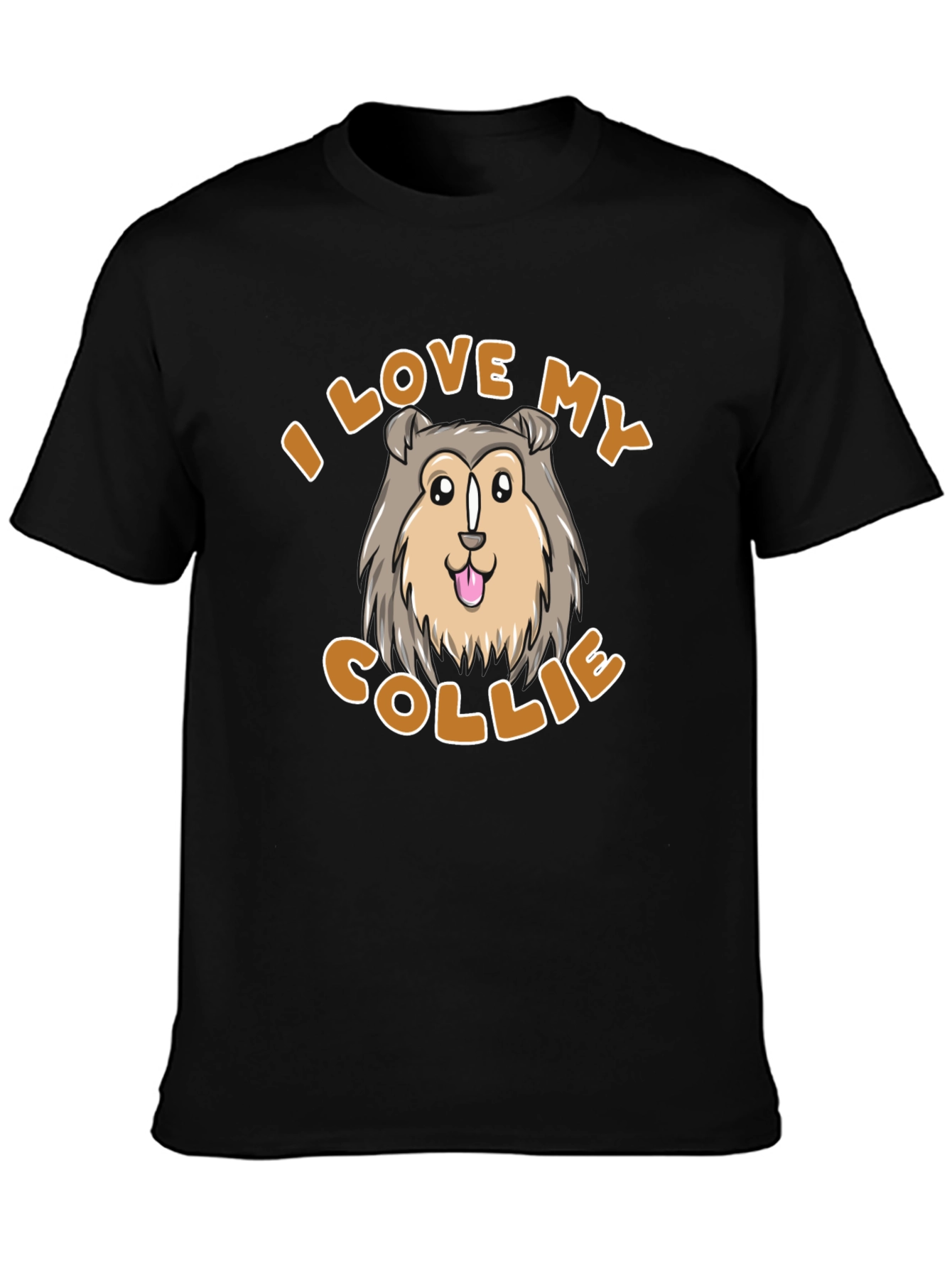 I Love My Collie T-Shirt - Cute Dog Design