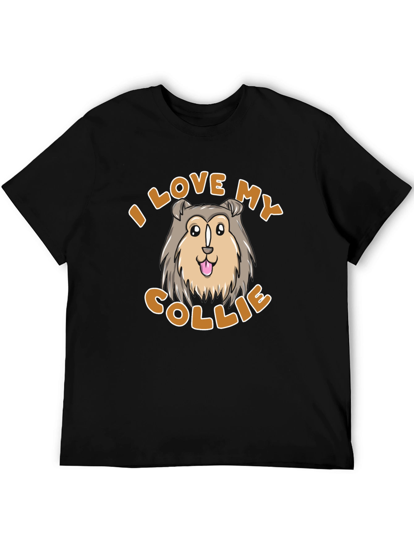 I Love My Collie T-Shirt - Cute Dog Design
