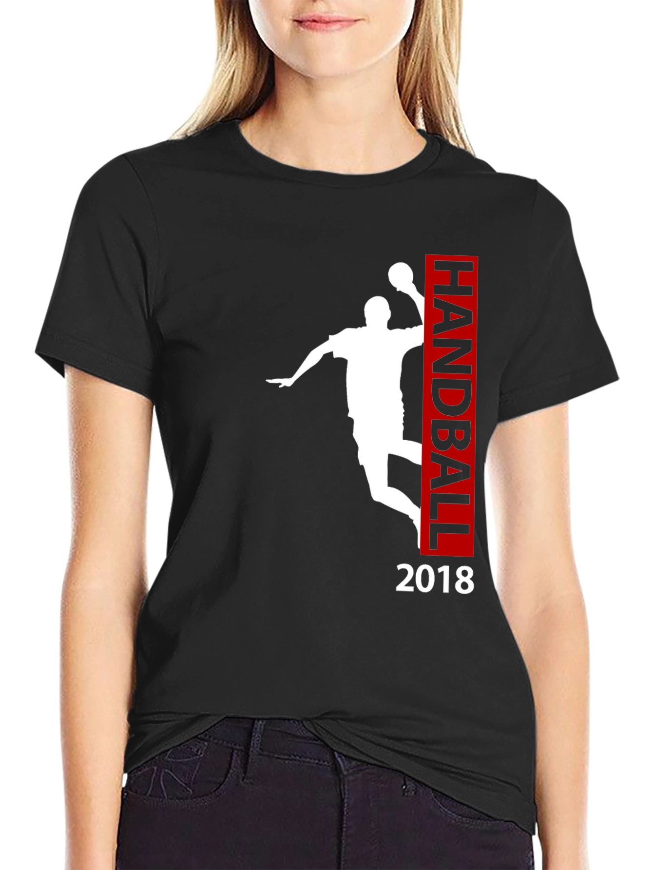Handball 2018 T-Shirt Black