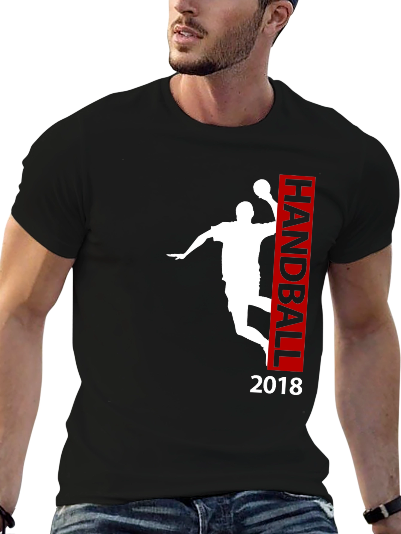 Handball 2018 T-Shirt Black