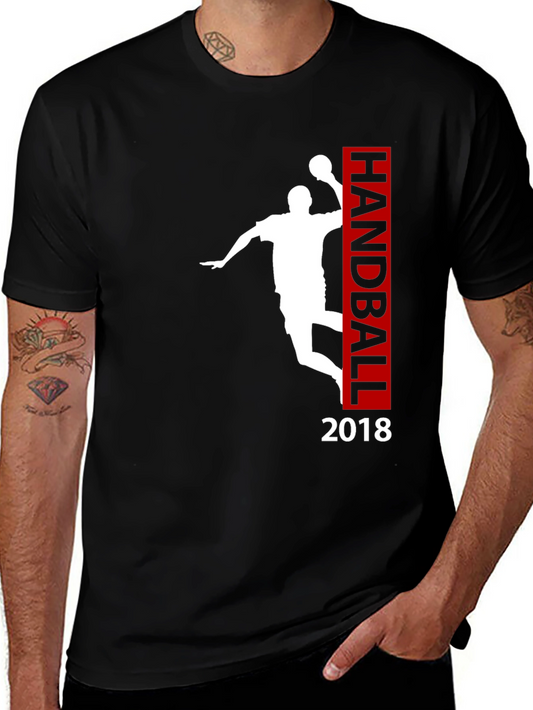 Handball 2018 T-Shirt Black