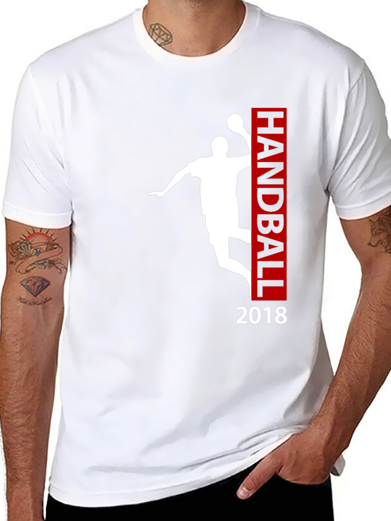 Handball 2018 T-Shirt Black