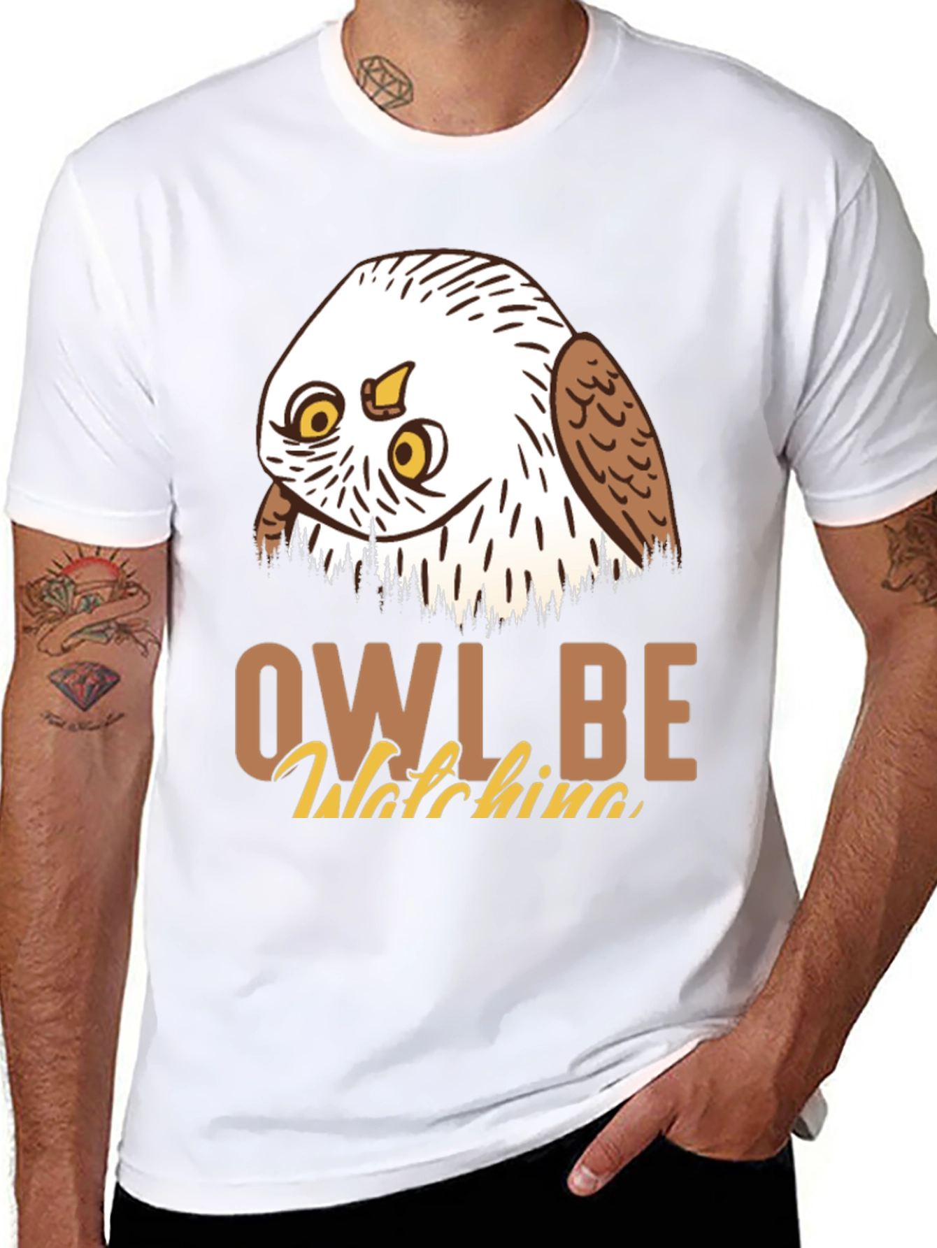 Owl Be Watching Graphic Tee