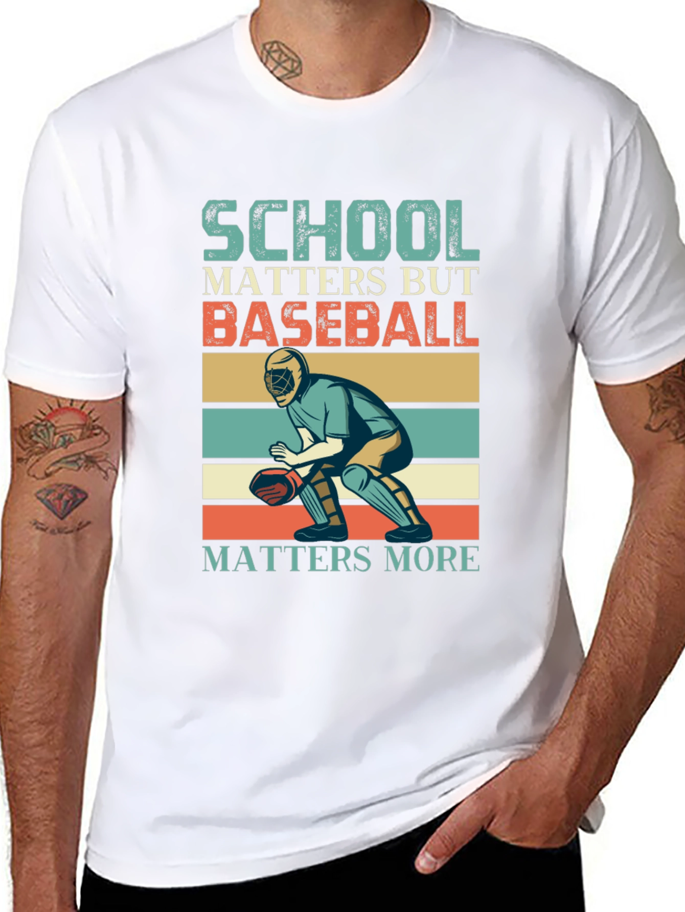 School Matters But Baseball T-Shirt