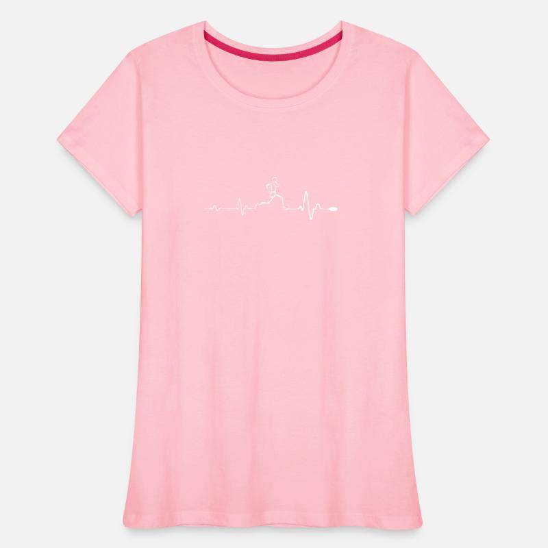 Running - Awesome running heartbeat t-shirt