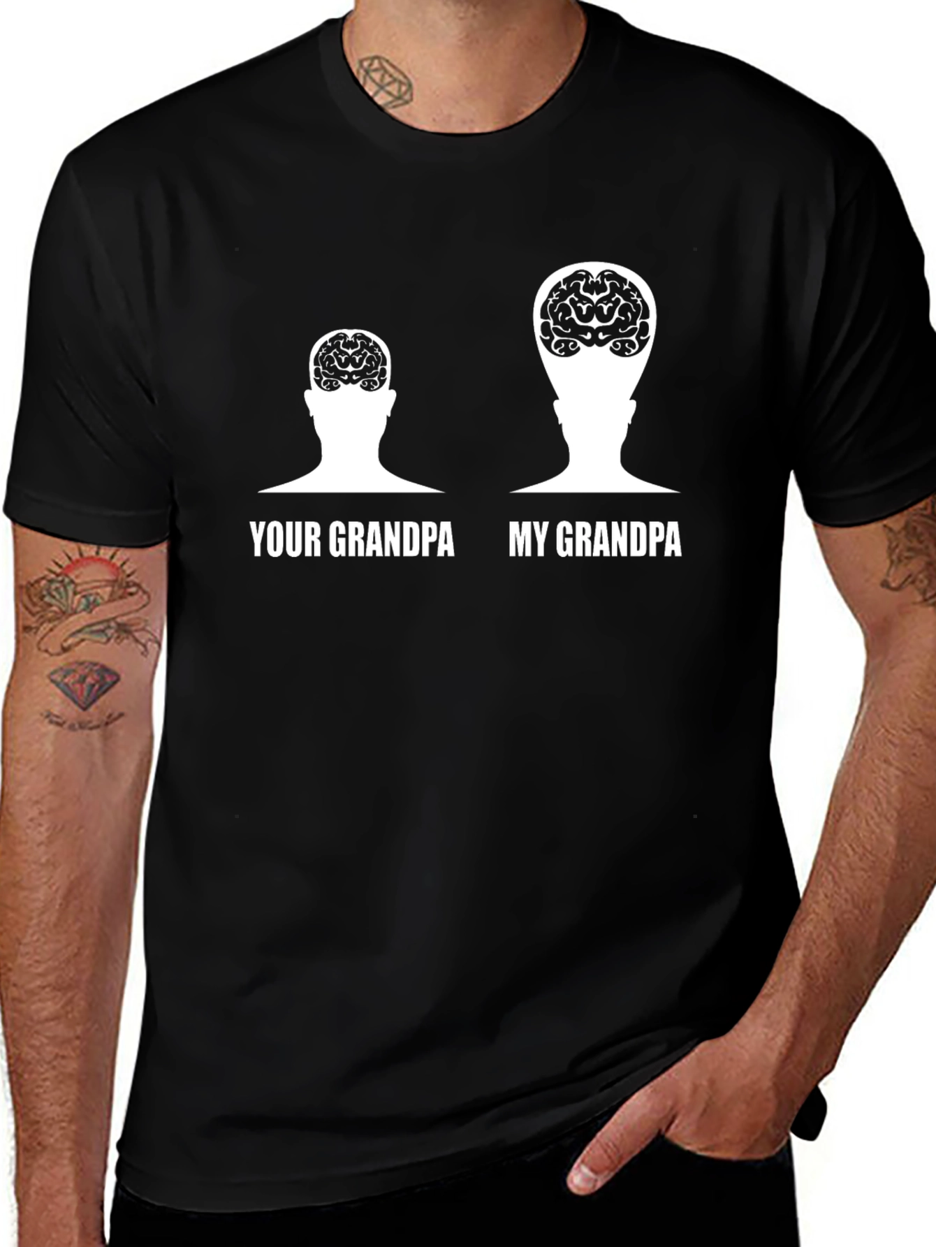 Funny Grandpa Brain T-Shirt