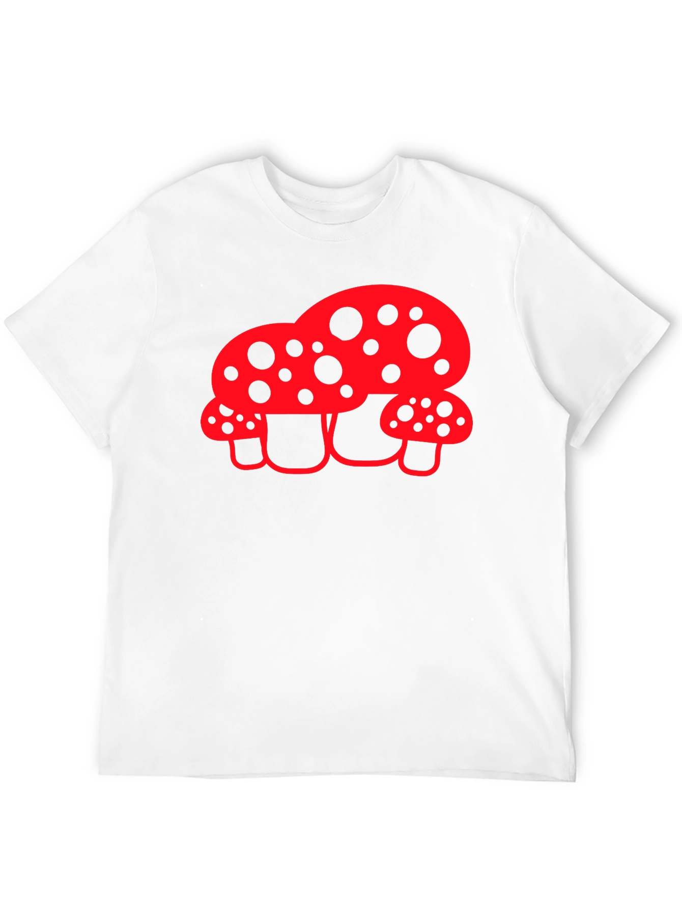 Funky Mushroom Graphic Tee - Black T-Shirt