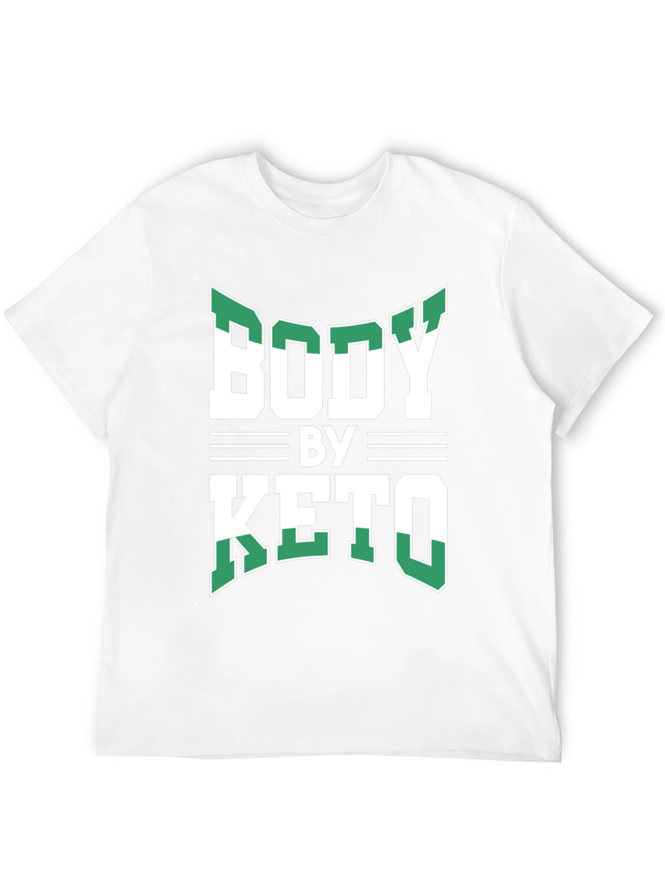 Body By Keto T-Shirt - Black Graphic Tee